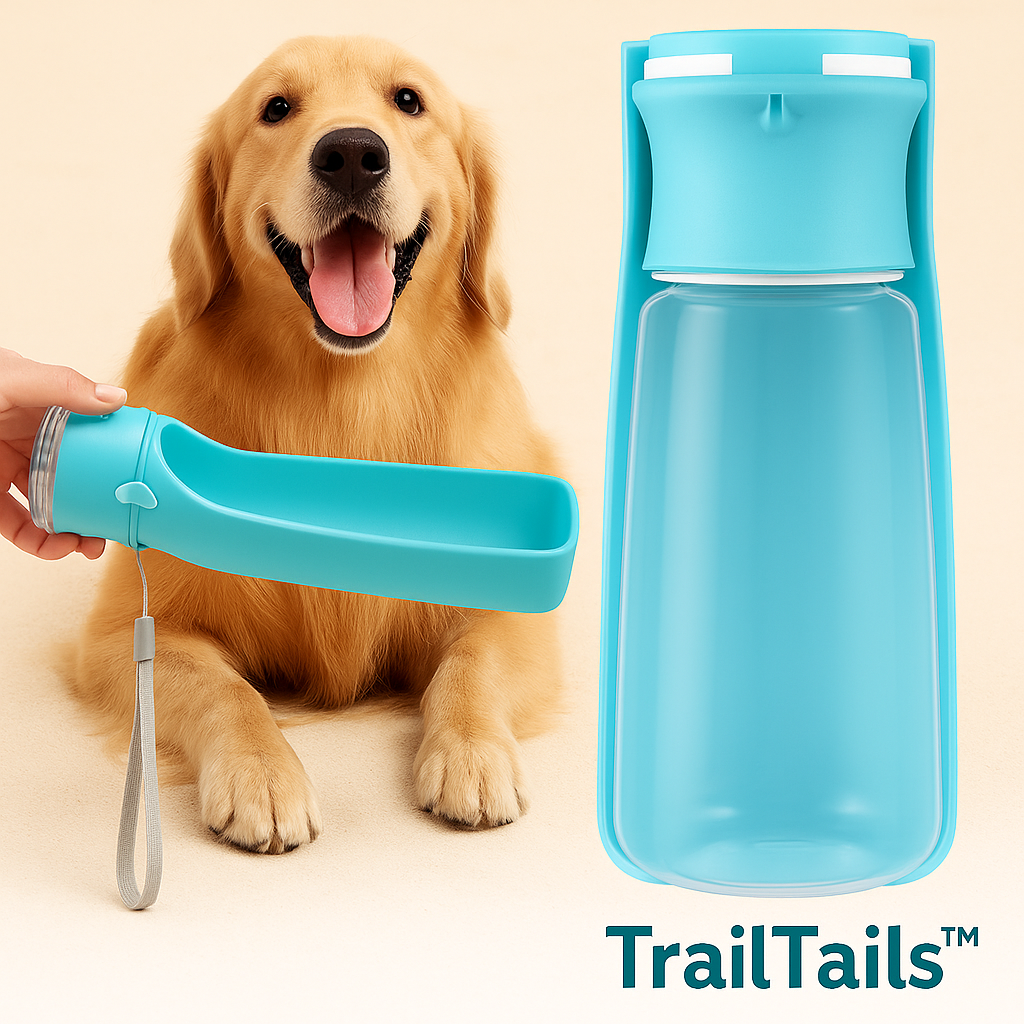 Portable Dog Water Bottle β Leak-Proof & Foldable Bowl