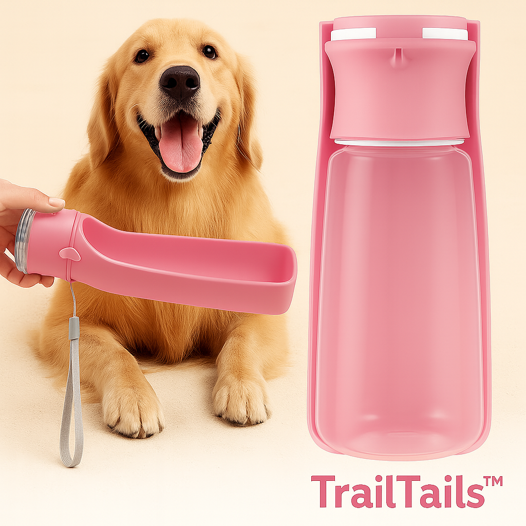 Portable Dog Water Bottle β Leak-Proof & Foldable Bowl
