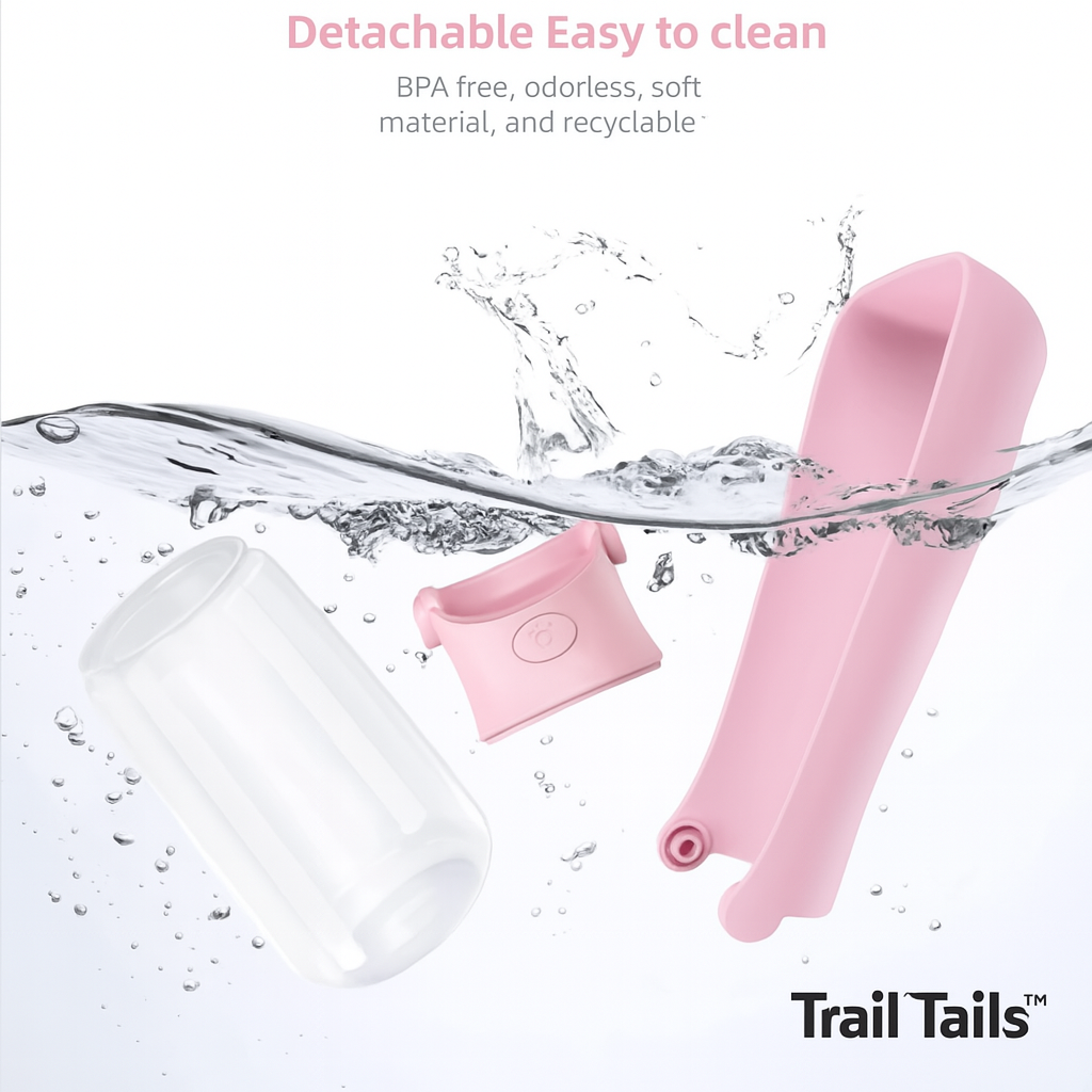 Portable Dog Water Bottle β Leak-Proof & Foldable Bowl