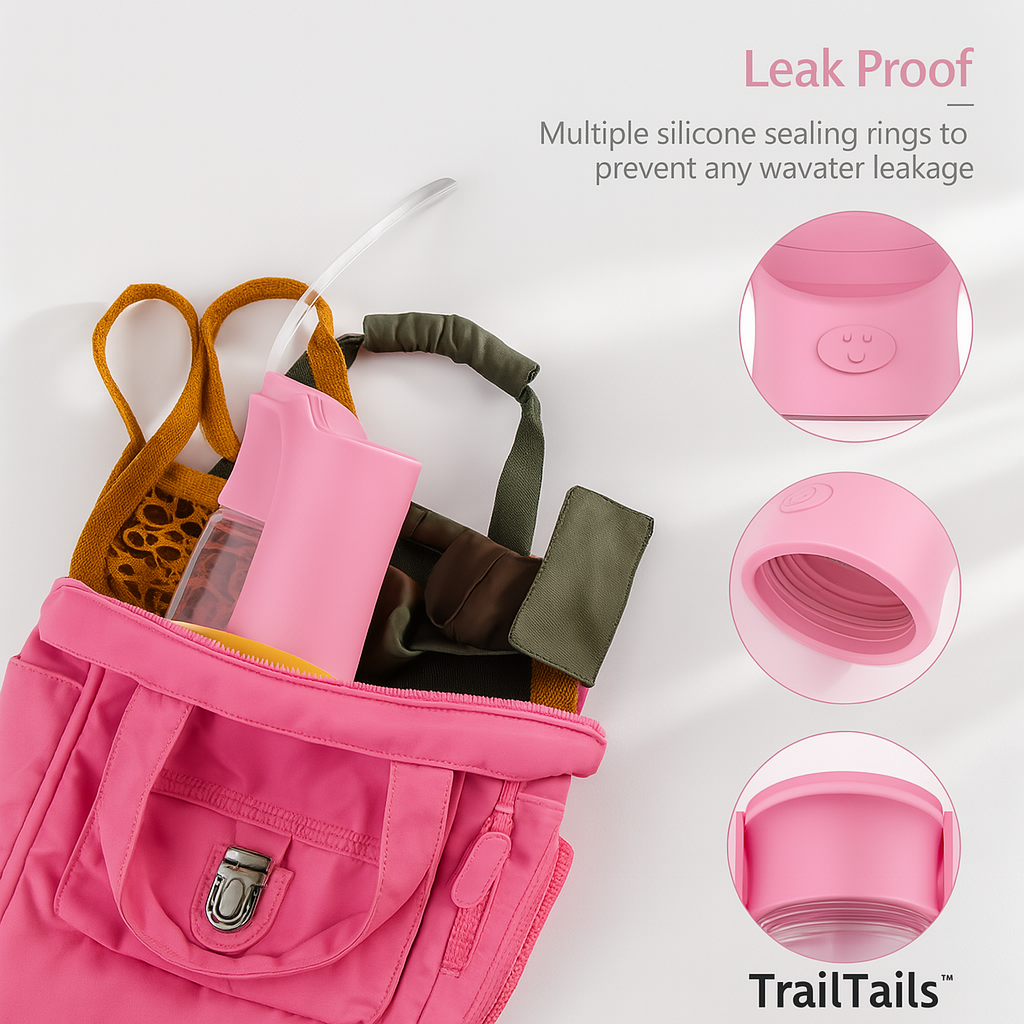 Portable Dog Water Bottle β Leak-Proof & Foldable Bowl