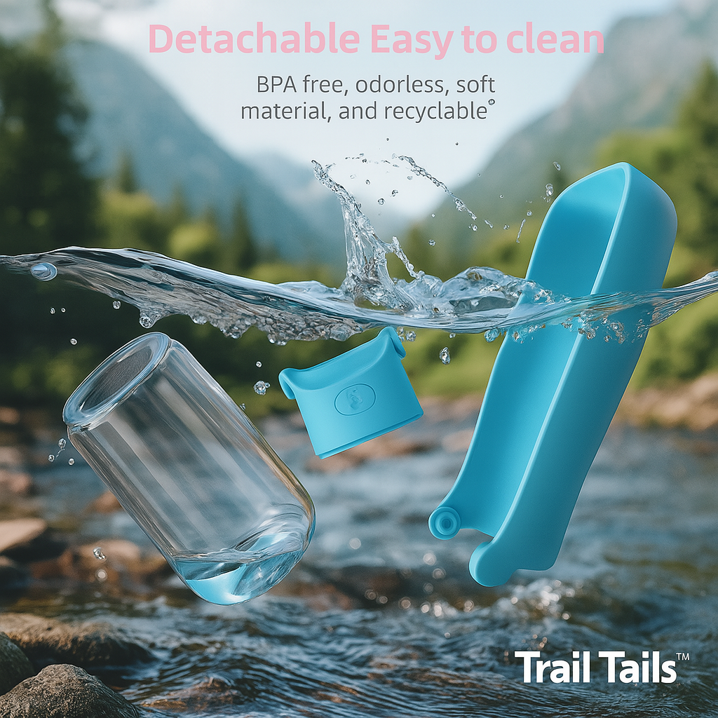Portable Dog Water Bottle β Leak-Proof & Foldable Bowl